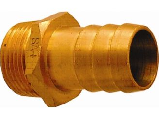 592 Перехідник під шланг латунь НР PN 25, DN 3/4 купити в інтернет-магазині «НасосВДом» Київ Україна