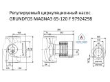 Регулируемый циркуляционный насос GRUNDFOS MAGNA3 65-120 F 97924298 купить в интернет-магазине «НасосВДом» Киев Украина