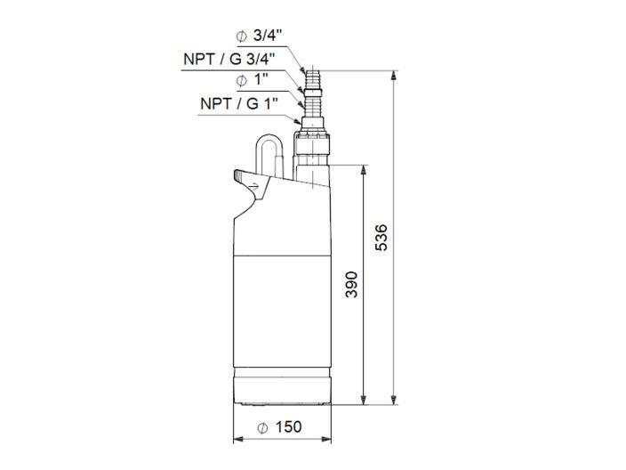 Колодезный насос GRUNDFOS SB 3-35 A 92712333 купить в интернет-магазине «НасосВДом» Киев Украина