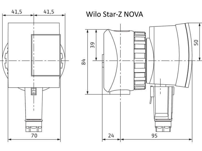 Циркуляційний насос Wilo Star-Z NOVA EM купити в інтернет-магазині «НасосВДом» Київ Україна