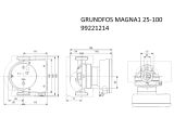 Регулируемый циркуляционный насос GRUNDFOS MAGNA1 25-100 99221214 купить в интернет-магазине «НасосВДом» Киев Украина