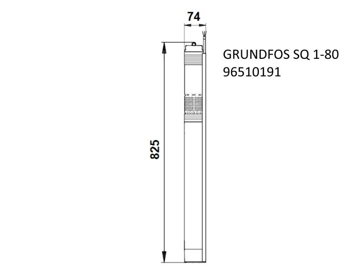 Насос для свердловини Grundfos SQ1-80 1,15кВт 96510191 купити в інтернет-магазині «НасосВДом» Київ Україна
