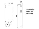 Насос для скважины Grundfos SQE1-155 1,85кВт 96510148 купить в интернет-магазине «НасосВДом» Киев Украина