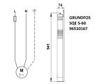 Насос для скважины Grundfos SQE 5-60 1,55 кВт 96510167 купить в интернет-магазине «НасосВДом» Киев Украина