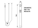 Насос для скважины Grundfos SQE 7-30 1,15 кВт 96510170 купить в интернет-магазине «НасосВДом» Киев Украина