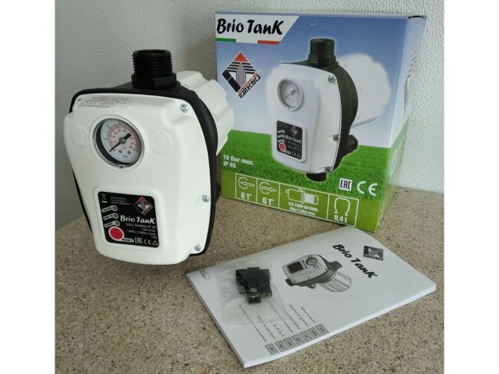 BRIO TANK Реле давления электронное с защитой по сухому ходу купить в интернет-магазине «НасосВДом» Киев Украина