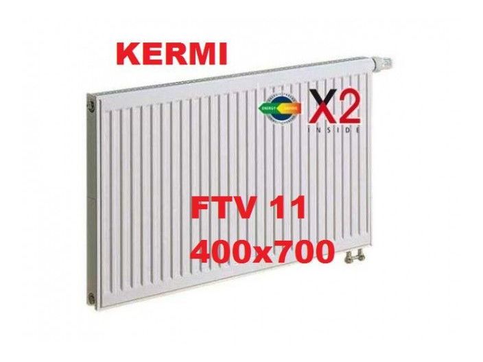 Радіатор опалення Kermi FTV (FKV) 11 400x700 (нижнє підключення) Kermi купити в інтернет-магазині «НасосВДом» Київ Україна