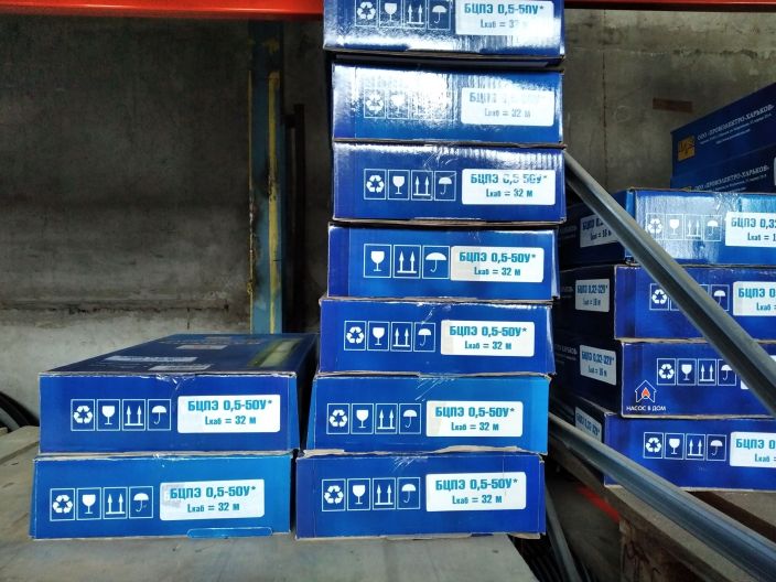 Водолій БЦПЕ 0,5-50У d 105мм кабель 50м купити в інтернет-магазині «НасосВДом» Київ Україна