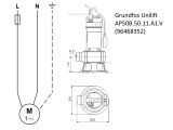 Насос для дренажа Grundfos Unilift AP50B.50.11.A1.V (96468352) купить в интернет-магазине «НасосВДом» Киев Украина