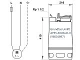 Насос для дренажа Grundfos Unilift AP35.40.08.A1.V (96001897) купить в интернет-магазине «НасосВДом» Киев Украина