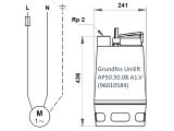 Насос для дренажу Grundfos Unilift AP50.50.08.A1.V (96010584) купити в інтернет-магазині «НасосВДом» Київ Україна