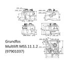 Каналізаційна насосна станція Grundfos Multilift MSS.11.1.2 (97901037) купити в інтернет-магазині «НасосВДом» Київ Україна