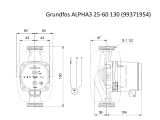 Насос циркуляційний Grundfos ALPHA3 25-60 130 (99371954) купити в інтернет-магазині «НасосВДом» Київ Україна