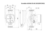 Насос циркуляційний Grundfos ALPHA3 25-40 130 (99371952) купити в інтернет-магазині «НасосВДом» Київ Україна