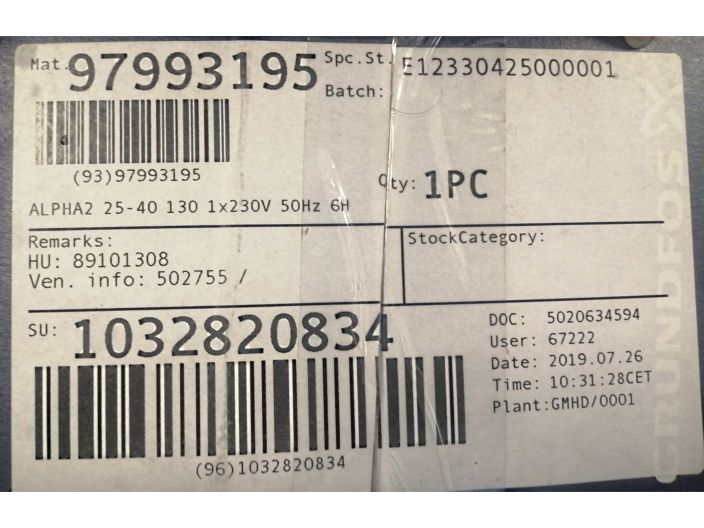 Циркуляционный насос Grundfos Alpha2 25-40 130 (97993195) купить в интернет-магазине «НасосВДом» Киев Украина