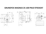 Регульований циркуляційний насос GRUNDFOS MAGNA3 25-100 180 PN10 97924247 купити в інтернет-магазині «НасосВДом» Київ Україна