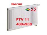 Радиатор отопления Kermi FTV (FKV) 11 400x900 (нижнее подключение) Kermi купить в интернет-магазине «НасосВДом» Киев Украина