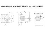 Регулируемый циркуляционный насос GRUNDFOS MAGNA3 32-100 PN10 97924257 купить в интернет-магазине «НасосВДом» Киев Украина