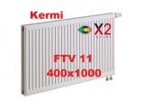 Радиатор отопления Kermi FTV (FKV) 11 400x1000 (нижнее подключение) Kermi купить в интернет-магазине «НасосВДом» Киев Украина