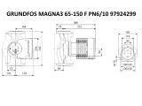 Регулируемый циркуляционный насос GRUNDFOS MAGNA3 65-150 F PN6/10 97924299 купить в интернет-магазине «НасосВДом» Киев Украина