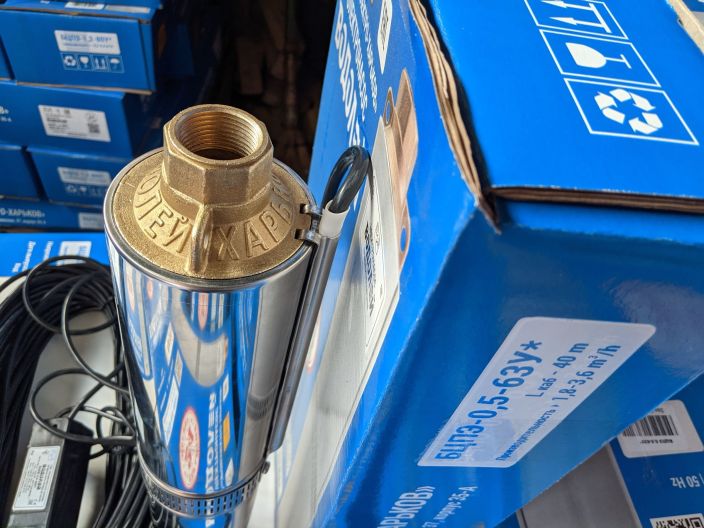 Водолій БЦПЕ 0,5-63У d 105мм кабель 40м купити в інтернет-магазині «НасосВДом» Київ Україна