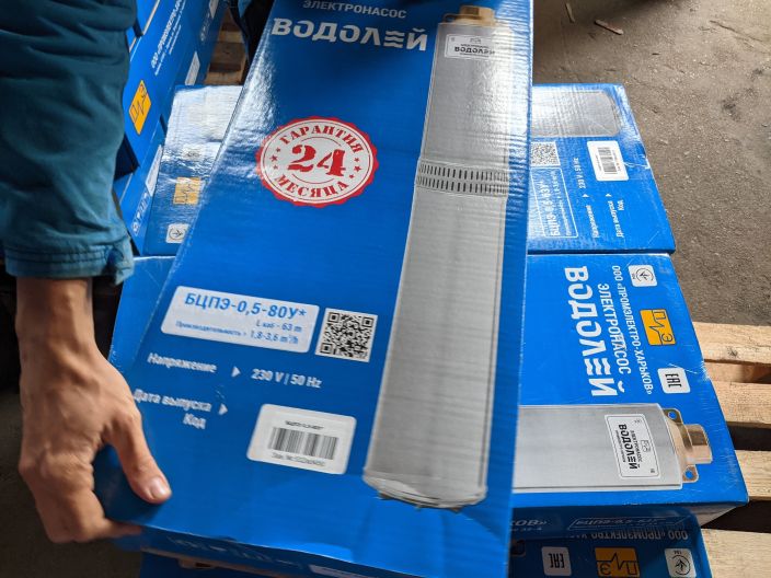 Водолій БЦПЕ 0,5-80У d 105мм кабель 63м купити в інтернет-магазині «НасосВДом» Київ Україна