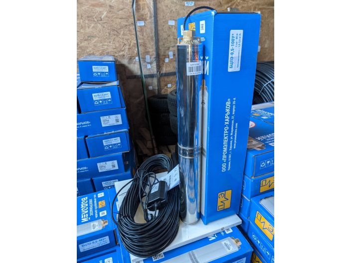 Водолей БЦПЭ 0,5-100У d 105мм кабель 80м купить в интернет-магазине «НасосВДом» Киев Украина