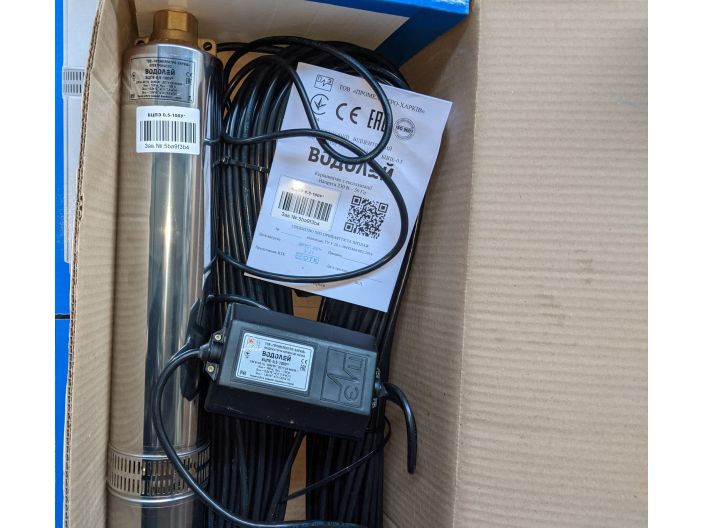 Водолей БЦПЭ 0,5-100У d 105мм кабель 100м купить в интернет-магазине «НасосВДом» Киев Украина