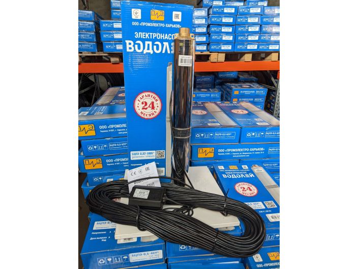 Водолей БЦПЭ 0,32-100У d 105мм кабель 100м купить в интернет-магазине «НасосВДом» Киев Украина