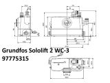Grundfos Sololift2 WC-3 97775315 купить в интернет-магазине «НасосВДом» Киев Украина
