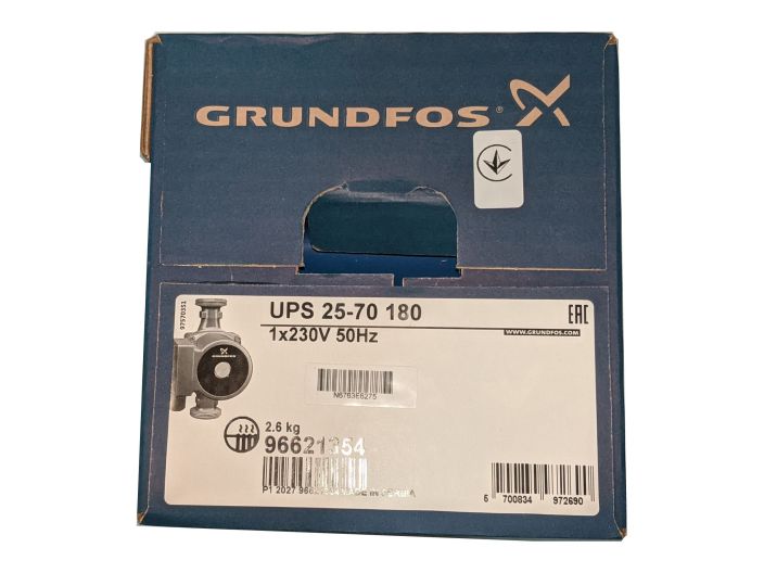 Циркуляционный насос Grundfos UPS 25-70 180 (96621354) купить в интернет-магазине «НасосВДом» Киев Украина