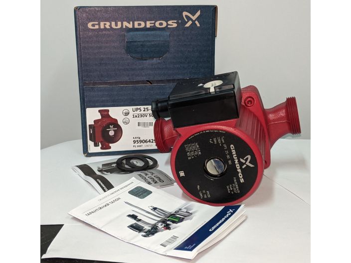 Циркуляційний насос Grundfos UPS 25-80 180 (95906429) купити в інтернет-магазині «НасосВДом» Київ Україна