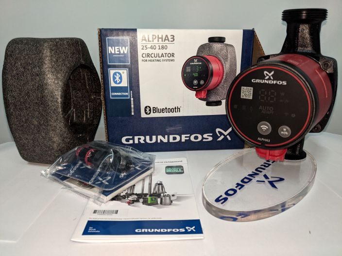 Насос циркуляционный ALPHA3 25-40 180 Grundfos 99371956 купить в интернет-магазине «НасосВДом» Киев Украина