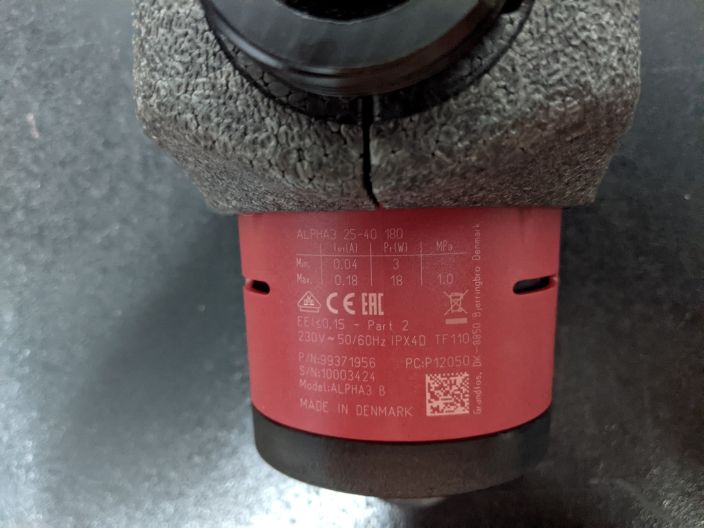 Насос циркуляційний ALPHA3 25-40 180 Grundfos 99371956 купити в інтернет-магазині «НасосВДом» Київ Україна