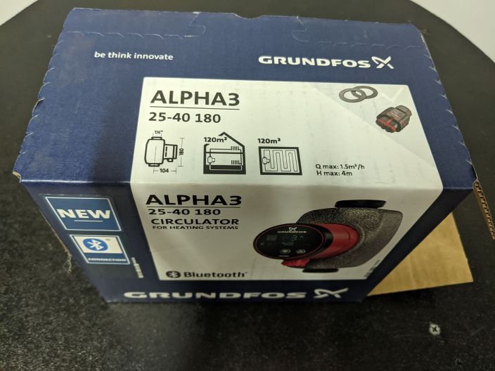 Насос циркуляционный ALPHA3 25-40 180 Grundfos 99371956 купить в интернет-магазине «НасосВДом» Киев Украина