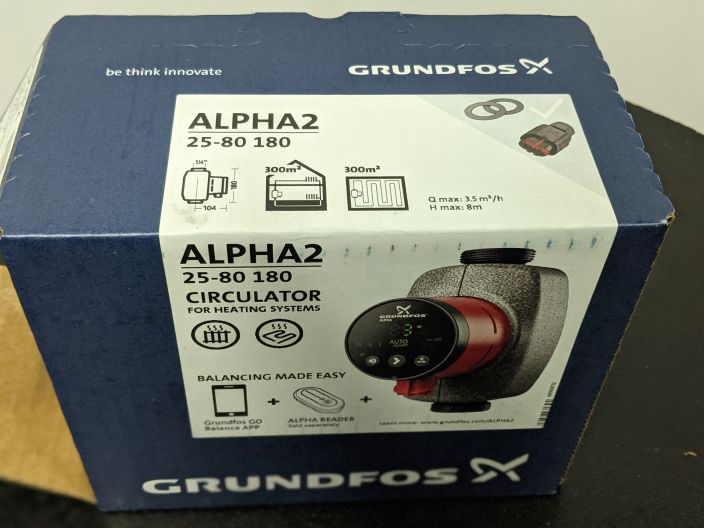 Циркуляційний насос Grundfos ALPHA2 25-80 180 (99411178) купити в інтернет-магазині «НасосВДом» Київ Україна