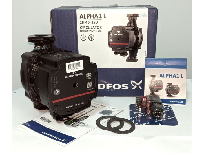 Насос циркуляційний Grundfos ALPHA1 L 25-40 130 (99160578) купити в інтернет-магазині «НасосВДом» Київ Україна