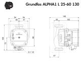 Насос циркуляційний Grundfos ALPHA1 L 25-60 130 (99160583) купити в інтернет-магазині «НасосВДом» Київ Україна