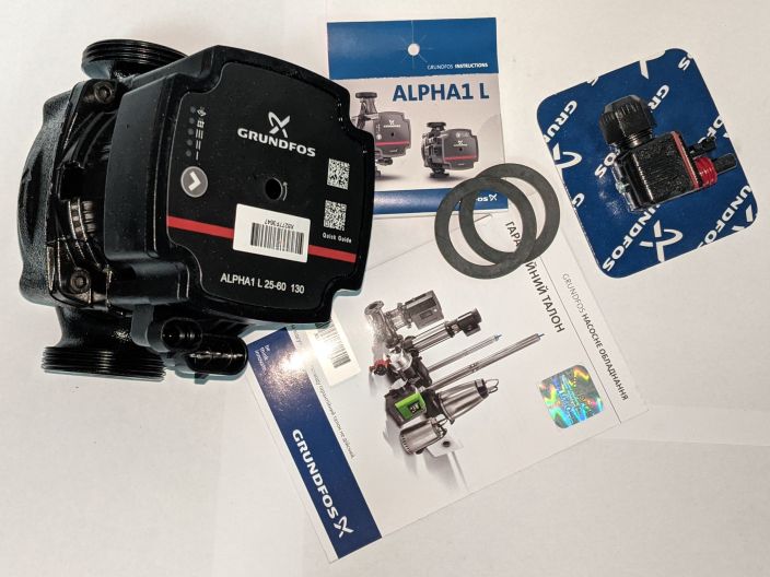 Насос циркуляционный Grundfos ALPHA1 L 25-60 130 (99160583) купить в интернет-магазине «НасосВДом» Киев Украина