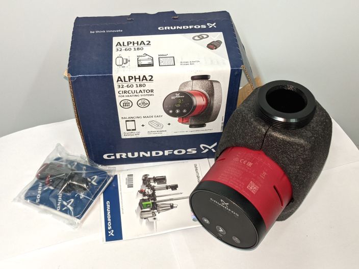 Циркуляционный насос Grundfos ALPHA2 32-60 180 99411221 купить в интернет-магазине «НасосВДом» Киев Украина