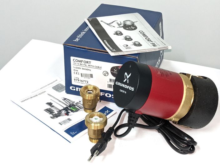 Циркуляционный насос Grundfos COMFORT 15-14 BX PM (97916772) купить в интернет-магазине «НасосВДом» Киев Украина