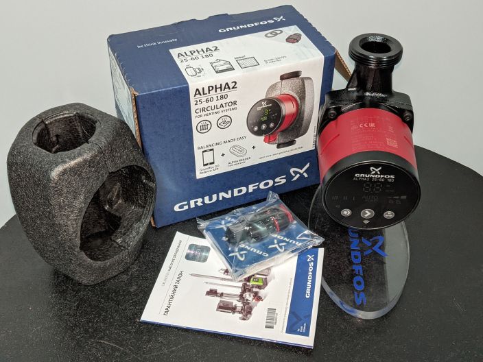 Циркуляционный насос Grundfos Alpha2 25-60 180 (99411175) купить в интернет-магазине «НасосВДом» Киев Украина