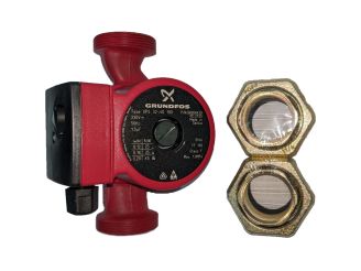 Циркуляційний насос Grundfos UPS 32-40 180 (98368439) с комплектом G 2х1 1/4 купити в інтернет-магазині «НасосВДом» Київ Україна