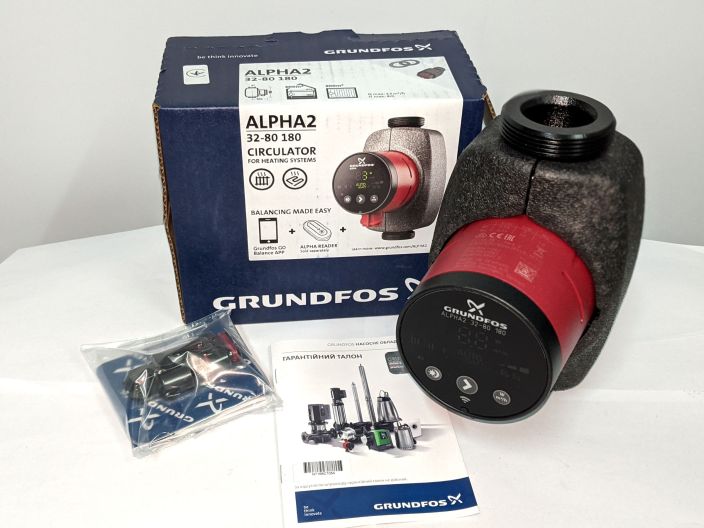 Циркуляційний насос Grundfos ALPHA2 32-80 180 994411263 купити в інтернет-магазині «НасосВДом» Київ Україна