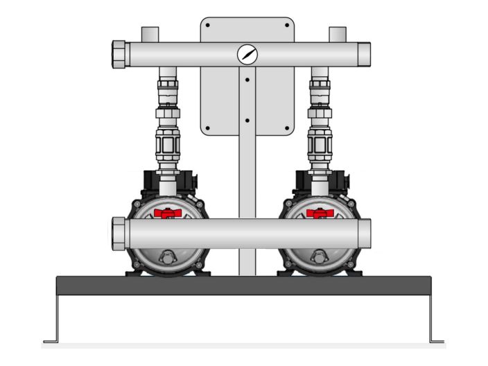 20WD.CHS8-4.DUO OLIJU насосная станция для повышения давления купить в интернет-магазине «НасосВДом» Киев Украина