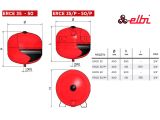 Бак расширительный для отопления Elbi ERCE-50/p на ножках