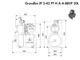 Насосная станция Grundfos JP 3-42 20L PT-H BBVP (99463874) купить в интернет-магазине «НасосВДом» Киев Украина