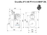 Насосная станция Grundfos JP 5-48 20L PT-H BBVP (99463877) купить в интернет-магазине «НасосВДом» Киев Украина
