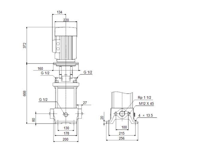 Вертикальний багатоступінчастий насос GRUNDFOS CR10-12 (96501233) купити в інтернет-магазині «НасосВДом» Київ Україна