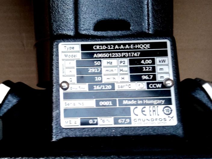 Ремонт насоса CR 10-12 A-A-A-E-HQQE Grundfos (96501233) купити в інтернет-магазині «НасосВДом» Київ Україна